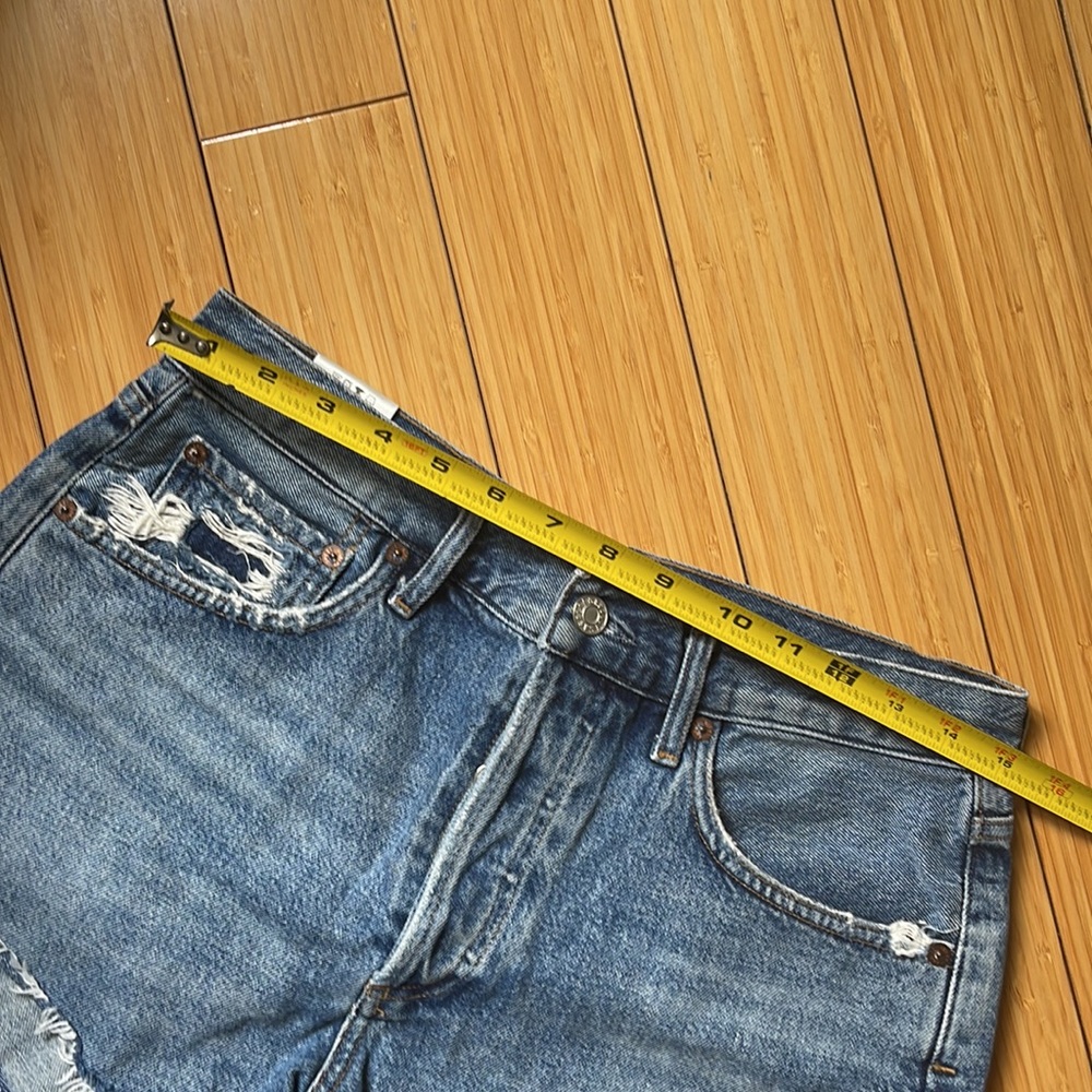 Agolde Parker denim shorts size 27 - Picture 4 of 4